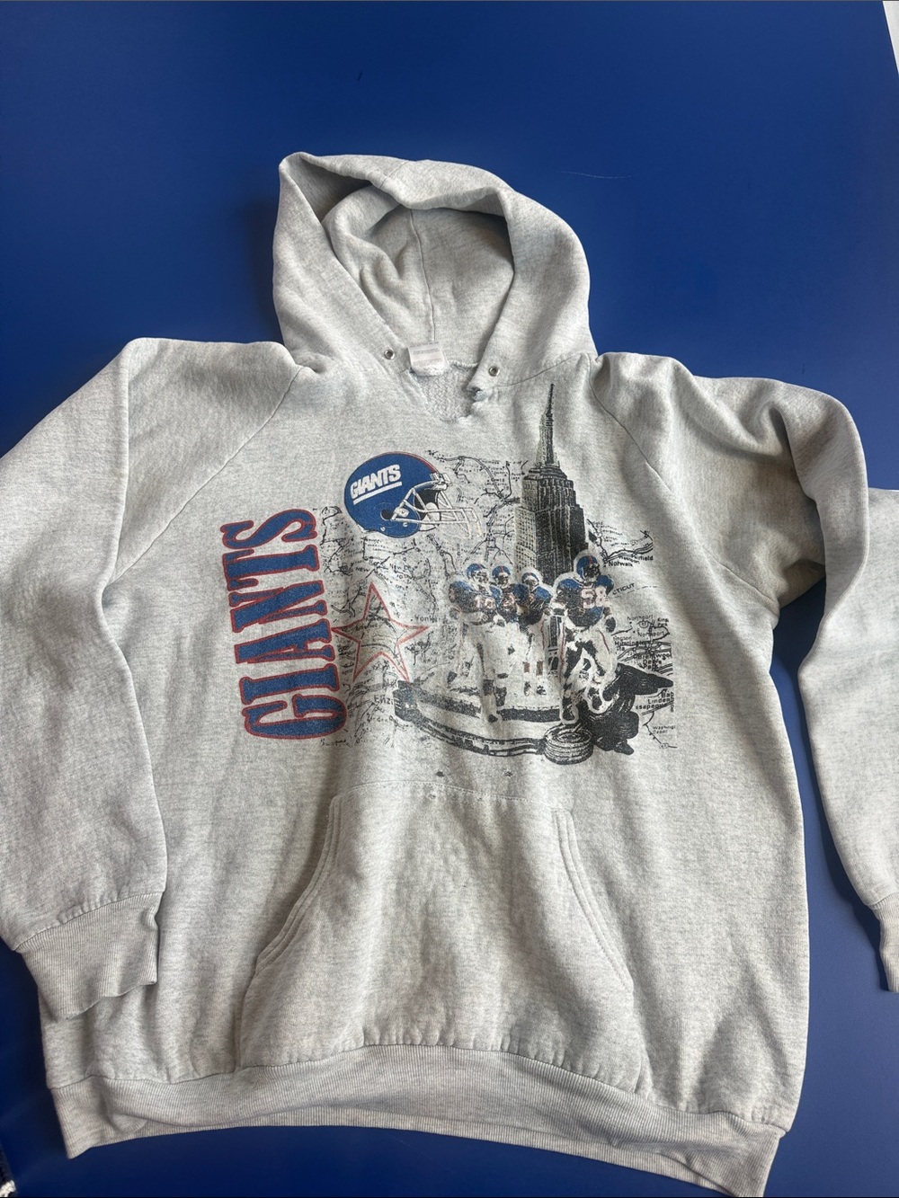 Vintage XL very soft hoodie sweatshirt NY Giants